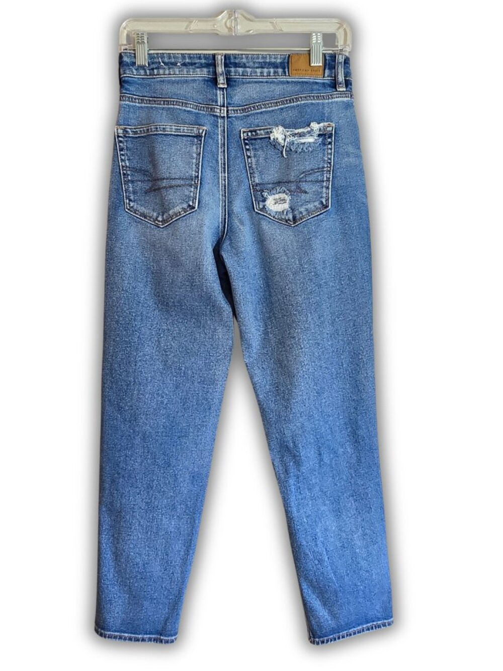 American Eagle Size 4 Straight Leg Distressed Mom Jean - Picture 5 of 6